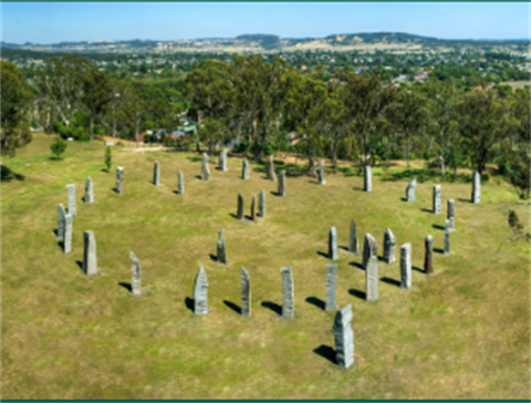 Autumn Equinox Image of Standing Stones