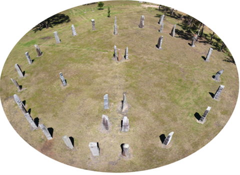Standing Stones from above