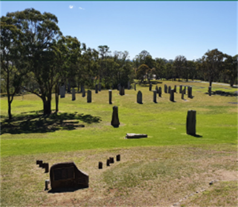 View of the Australian Standing Stones