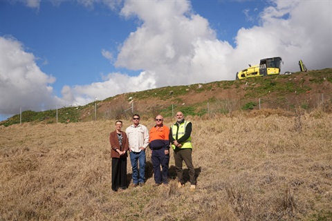 COUNCIL AND GLEN INDUSTRIES TEAM UP TO REJUVENATE GLEN INNES LANDFILL