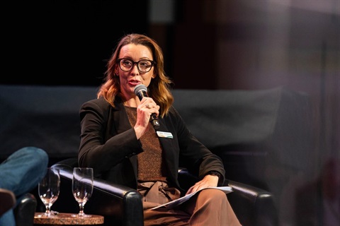 Mayor Davis participating on the panel.JPG