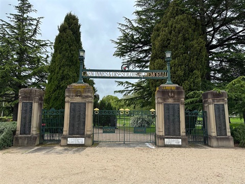 ANZAC Park Gates