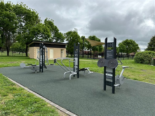 Melling Park - Outdoor Gym and Amenities block